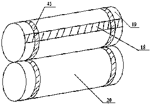 Cutting device and bag making machine