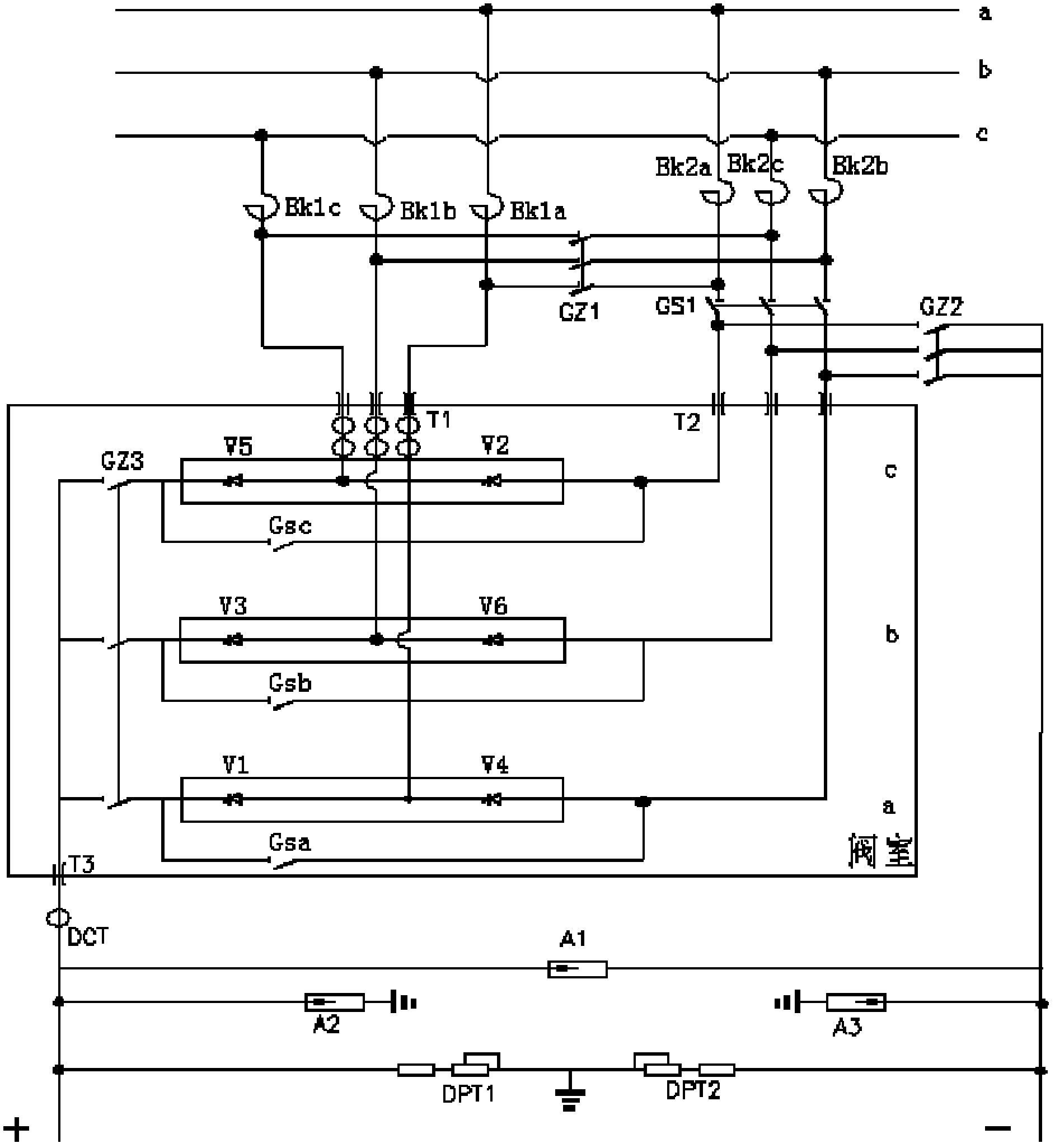 Movable static var compensator and direct current ice-melting device and realization method thereof