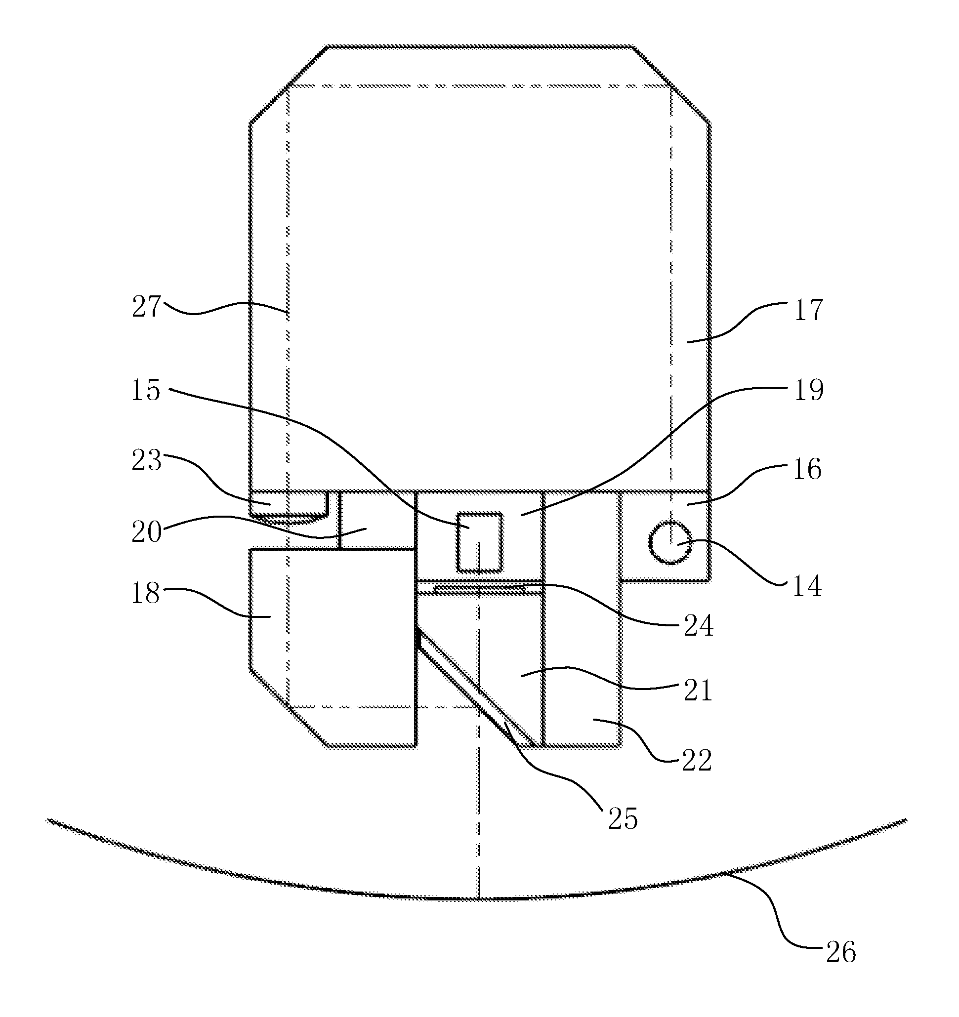 Handheld apparatus for measuring lens surface power