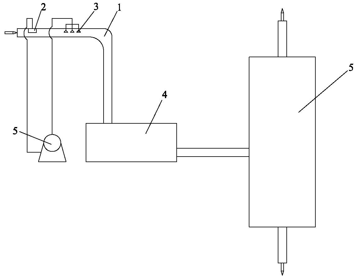 Oil and gas mixture recycling method and device