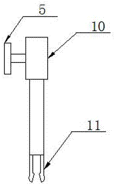 Underjaw locating device for dental department CT