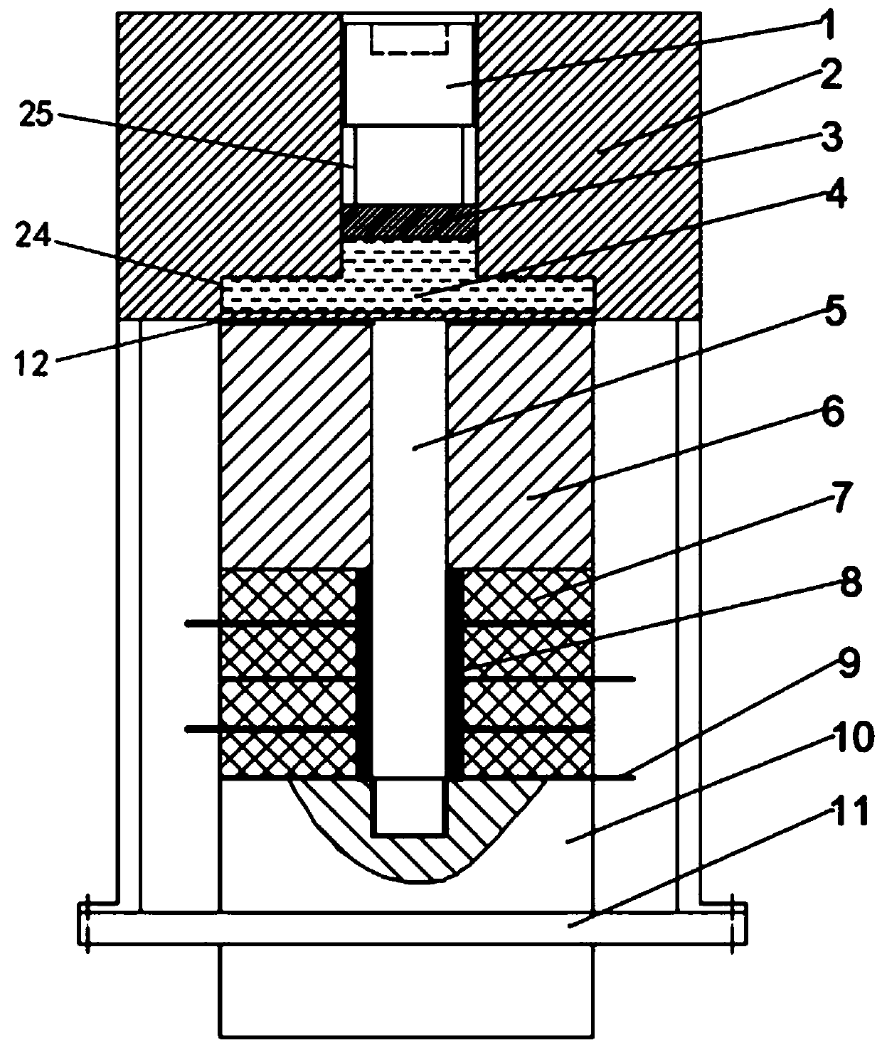 Axial ultrasonic transducer