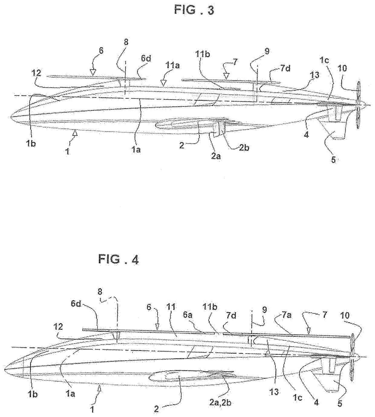 Procedure for maneuvering a hybrid aerodyne of vtol or stol