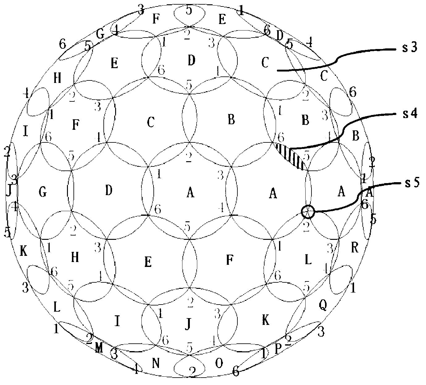 Multichannel image processing method for curved compound eye imaging system