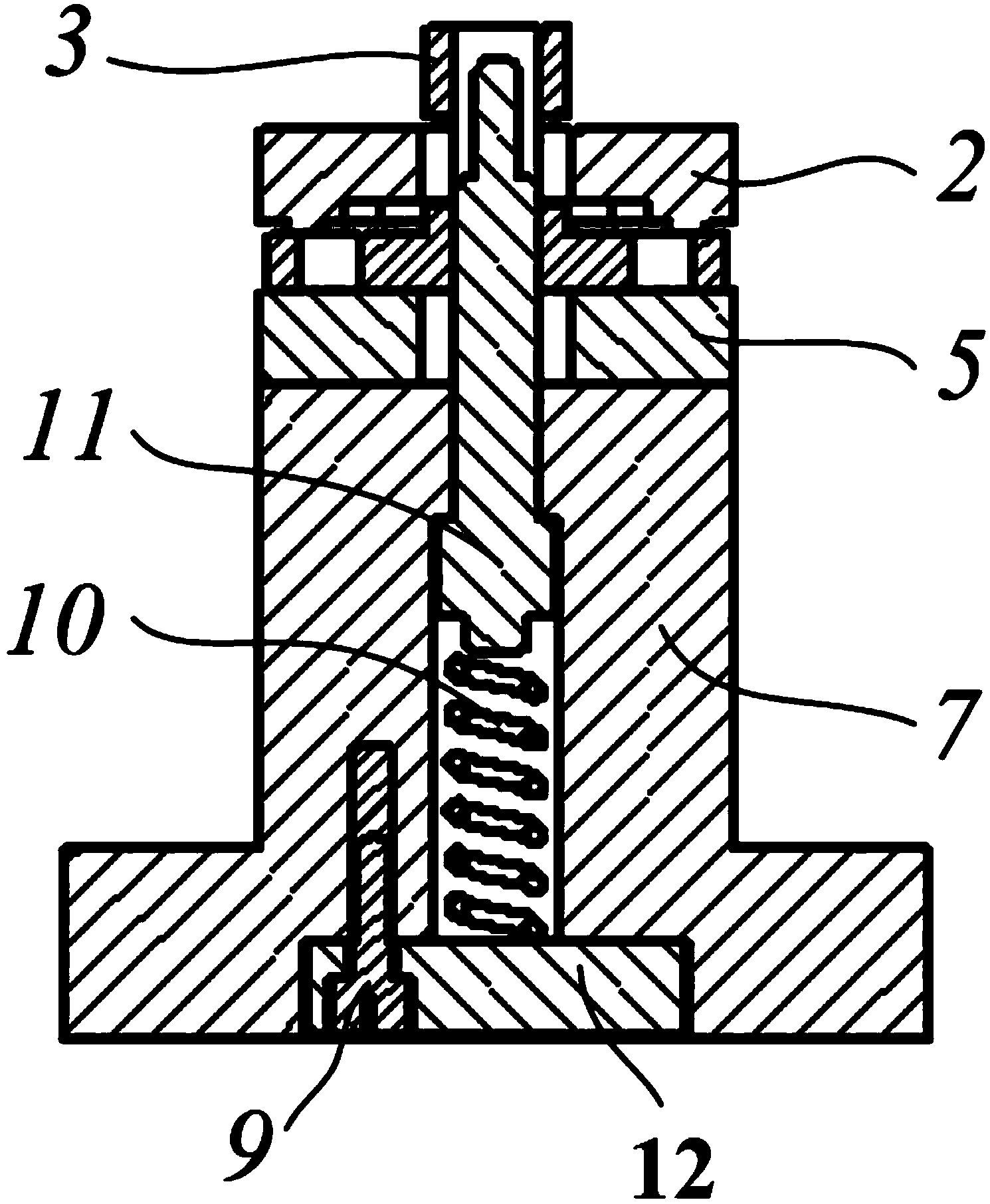 Tubular-elastic part clamping device