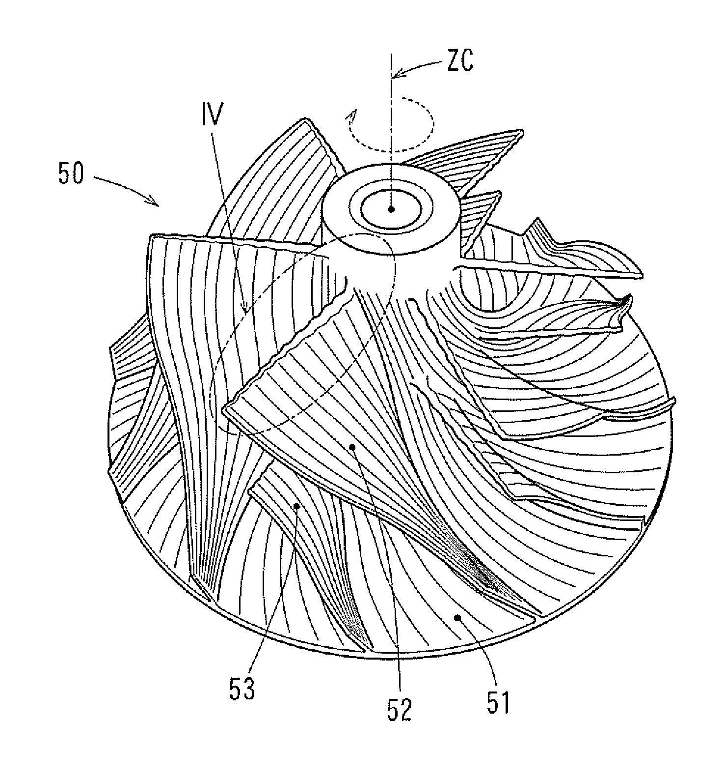 Turbocharger impeller, method of manufacturing the same, turbocharger, and turbocharger unit