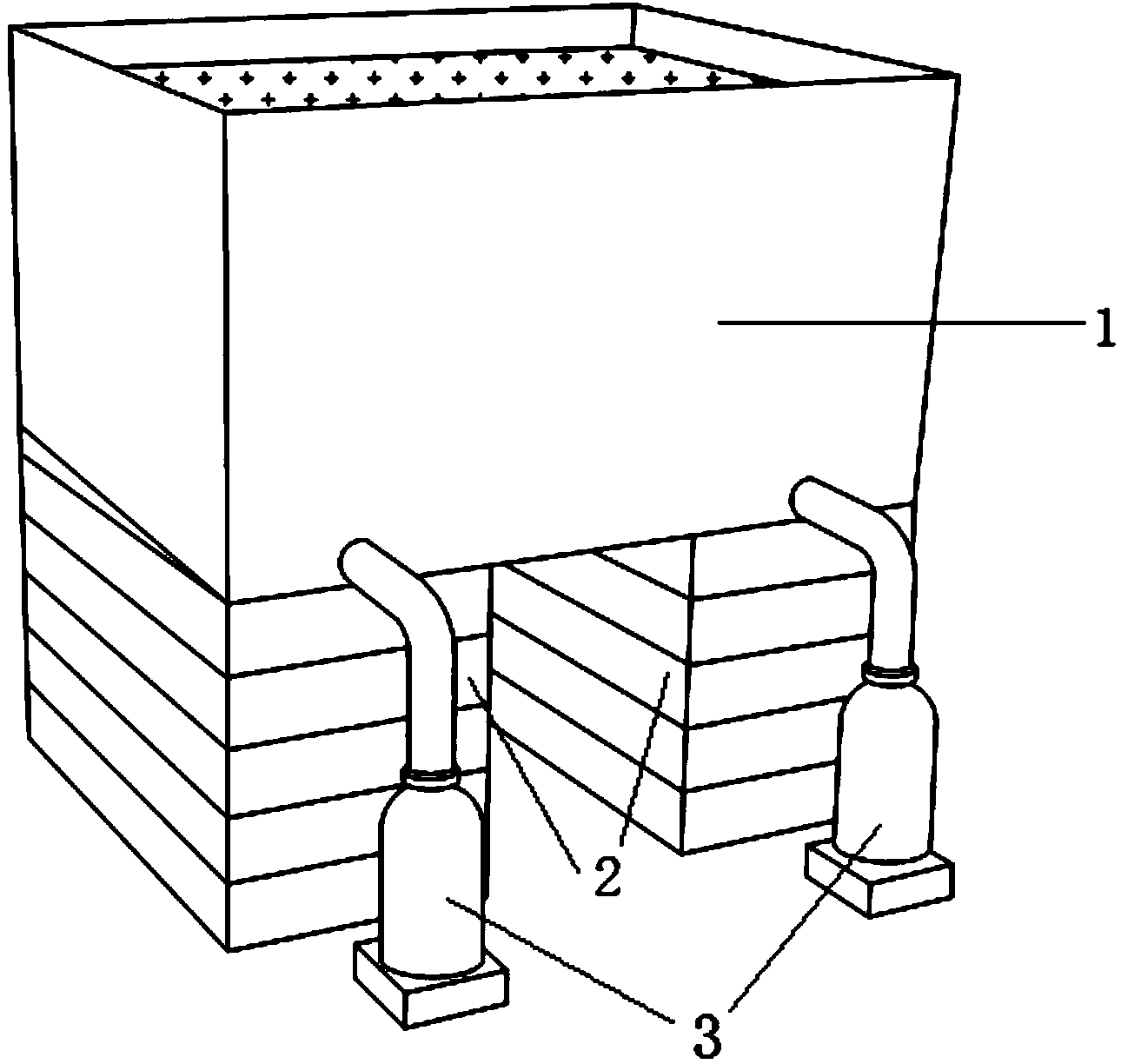 Roof greening simulation experiment device