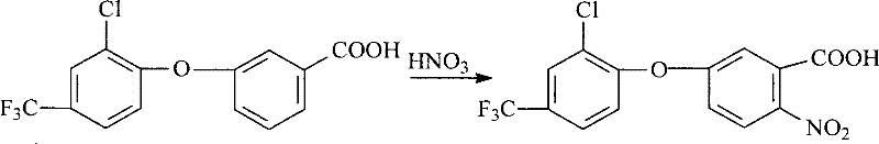 Loctofen preparation method