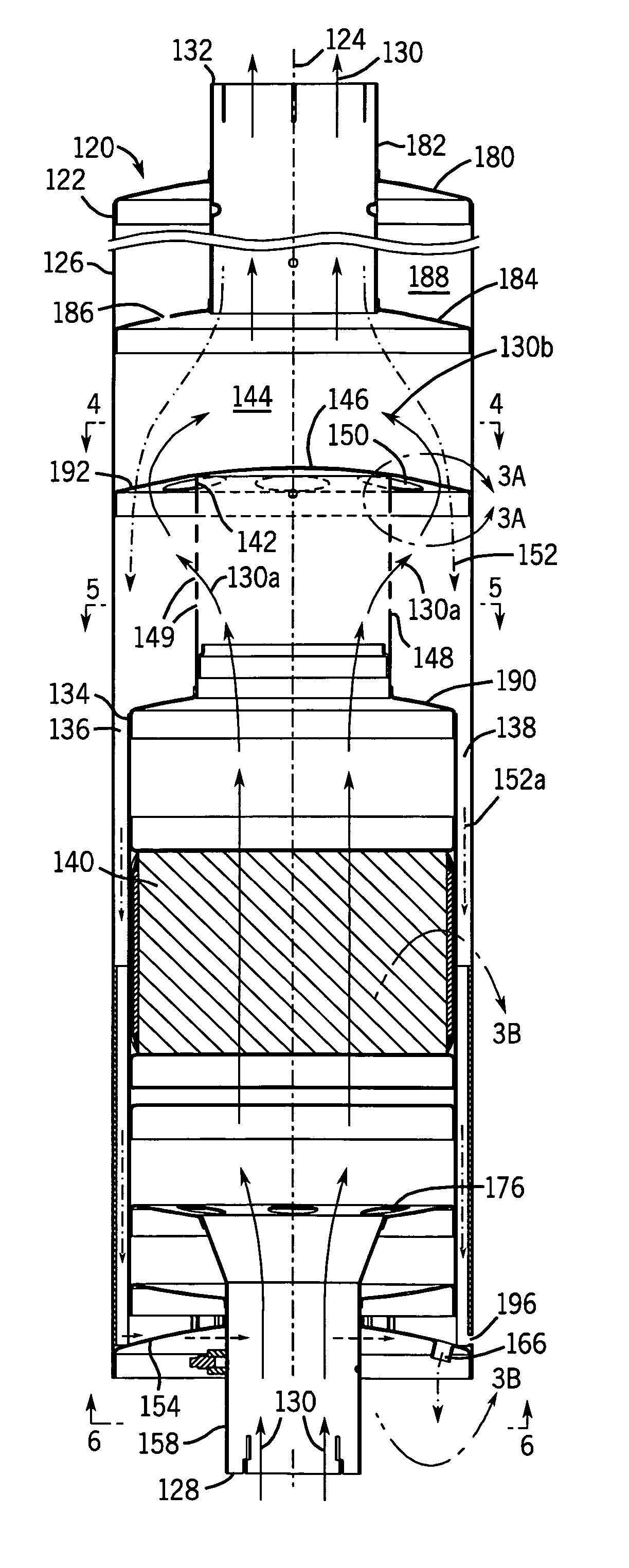 Compact combination exhaust muffler and aftertreatment element and water trap assembly