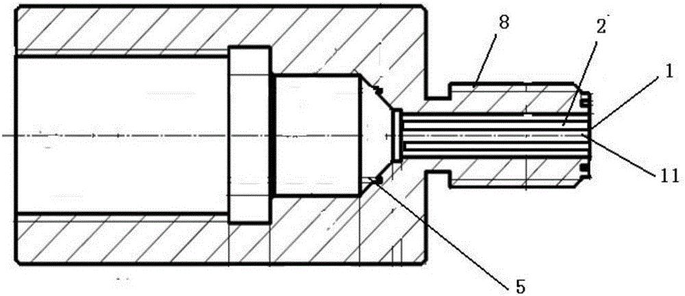 Transient response high temperature sensor applied to complex environment