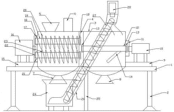 Integrated pulverizing and mixing assembly for acid pickling sludge treatment