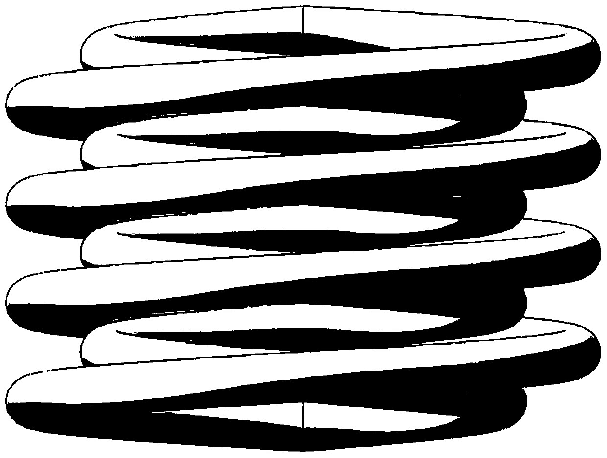 DNA double-spiral ejection and explosion integrated medium-length hole blasting device