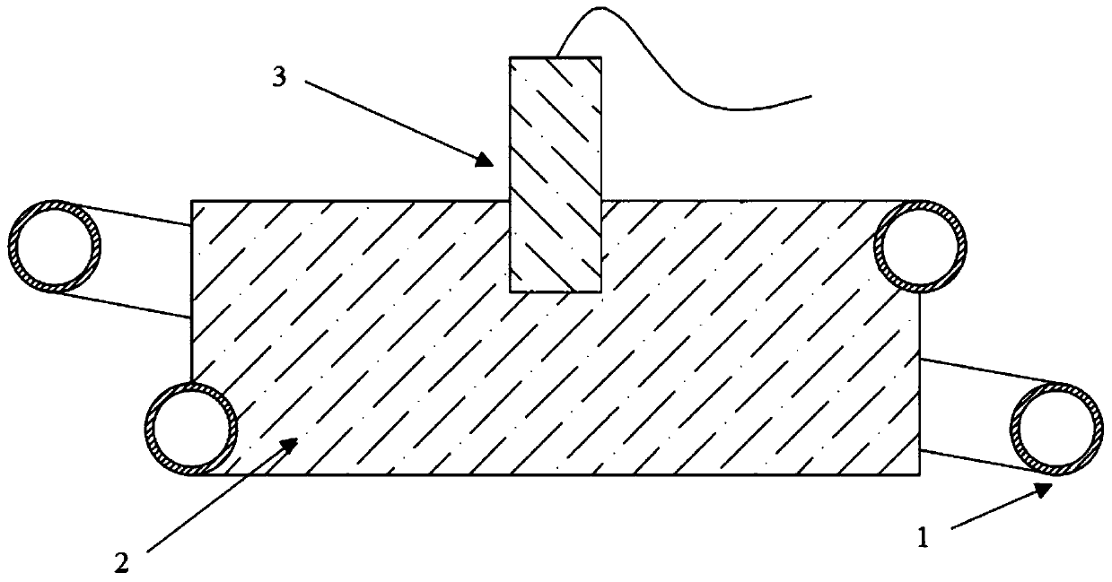 DNA double-spiral ejection and explosion integrated medium-length hole blasting device