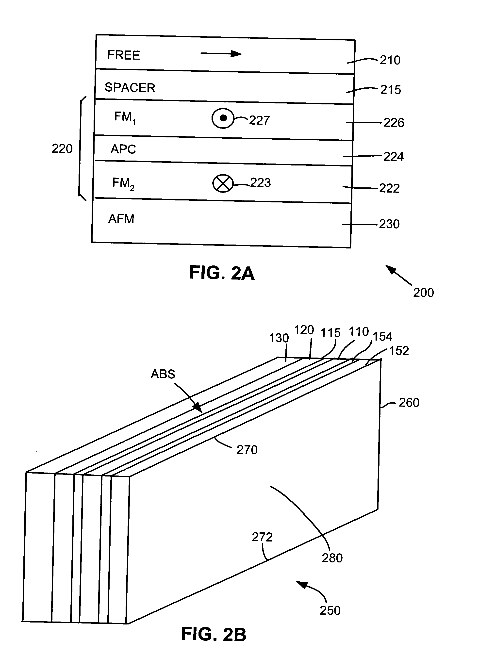 Structure providing enhanced self-pinning for CPP GMR and tunnel valve heads