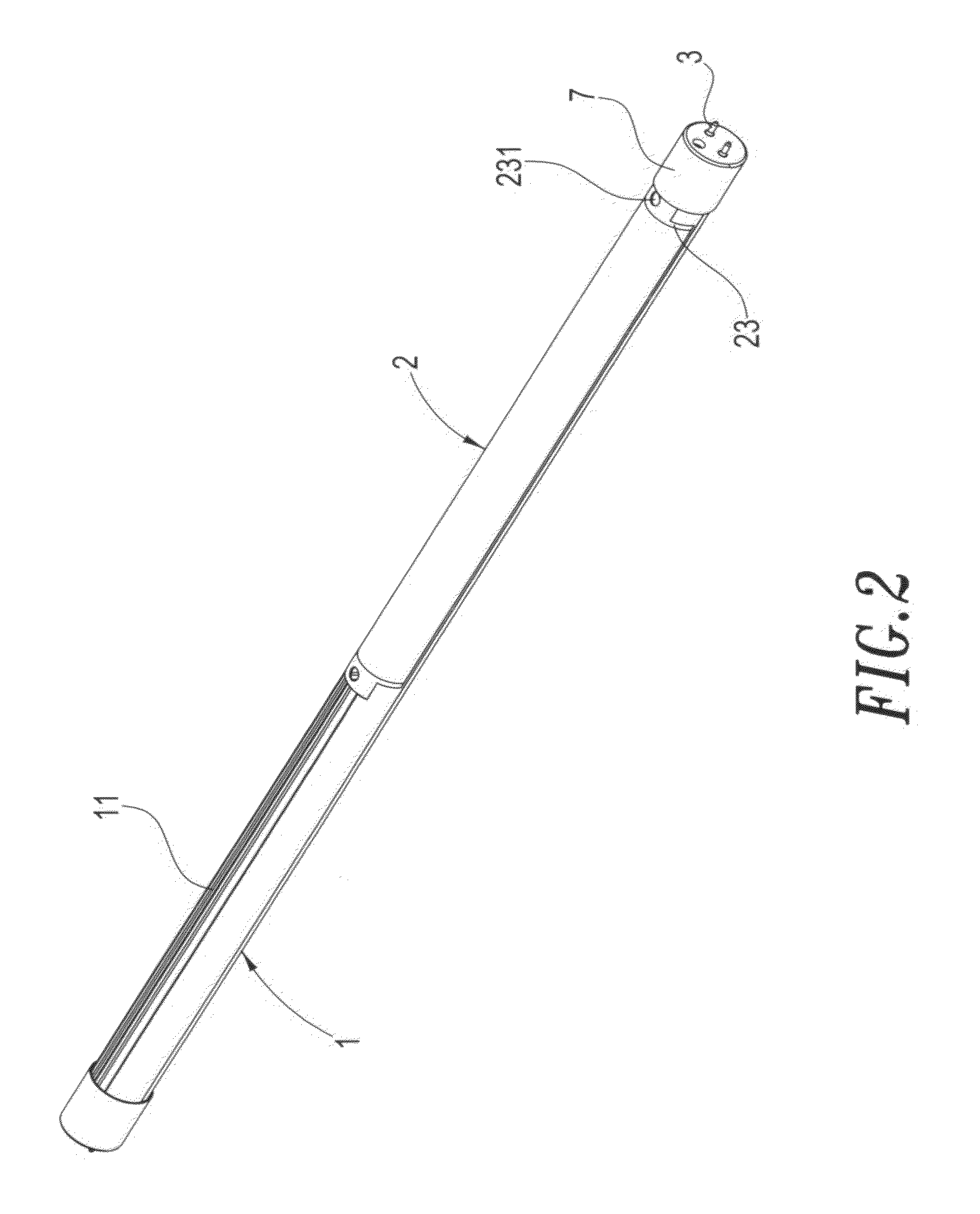 Structure of light tube