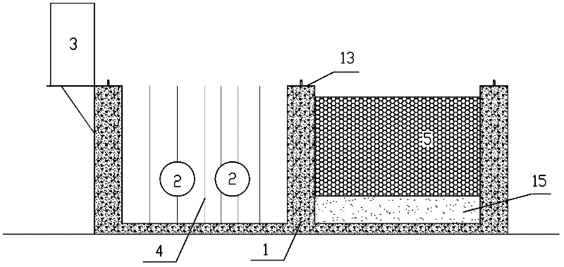 Large-flow annular experiment water tank