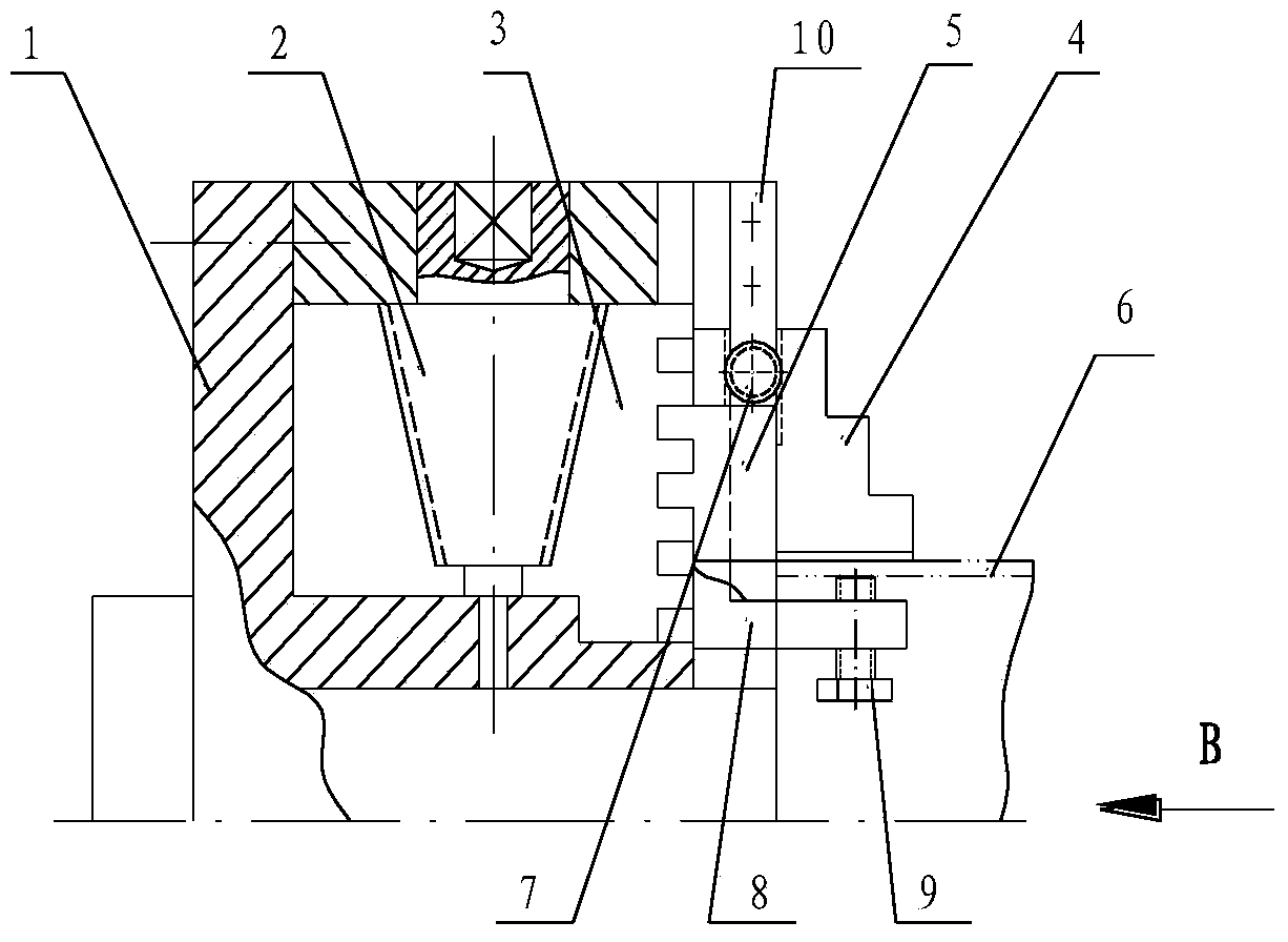 Three-jaw chuck for lathe