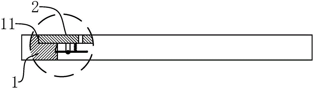 Anti-theft municipal well cover detachment structure