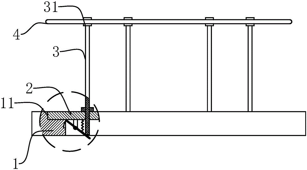 Anti-theft municipal well cover detachment structure