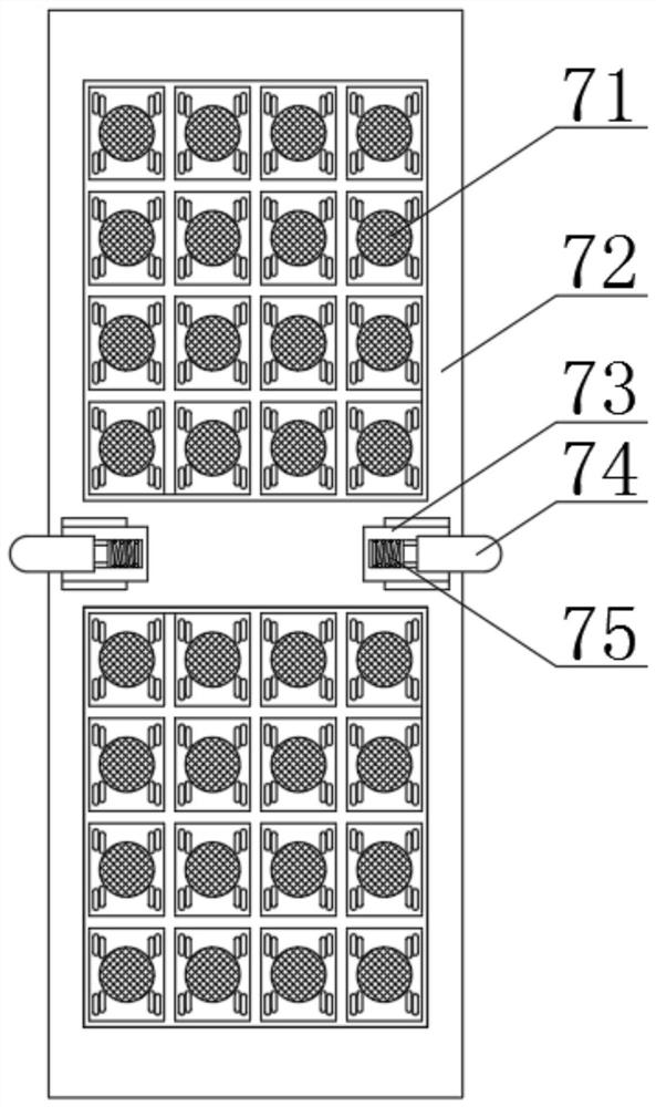 Network cabinet with high heat dissipation