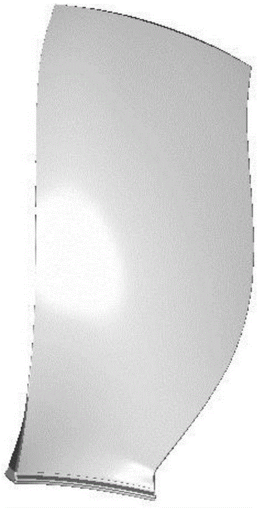 Front and rear edge profile redesign method for adaptive processing