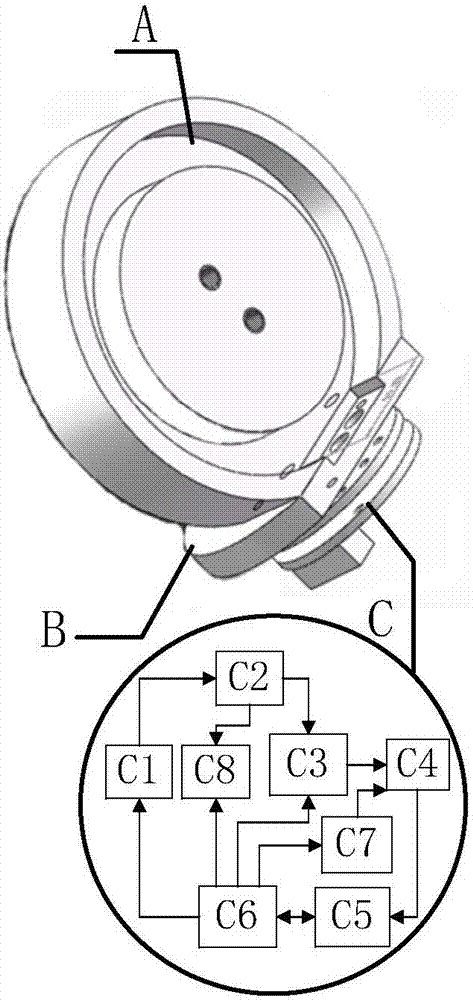 Magnetic resonance coupling space high-frequency magnetic field intensity measurement device and method