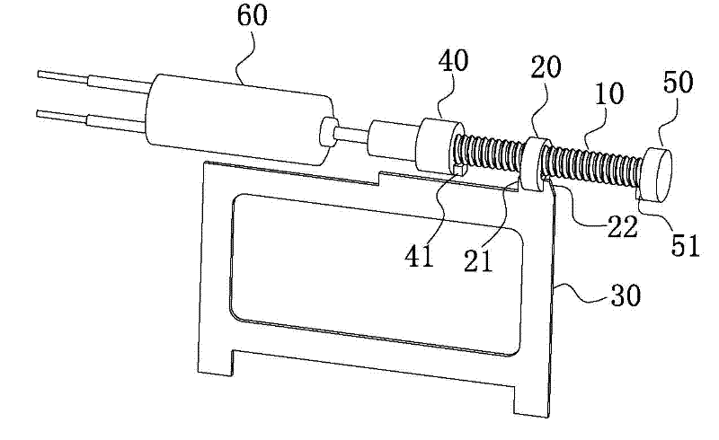 Spiral transmission positioning device