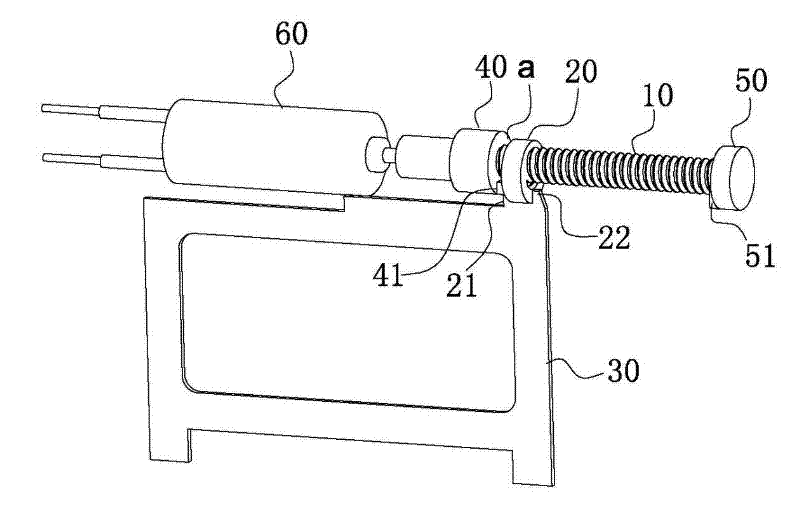 Spiral transmission positioning device