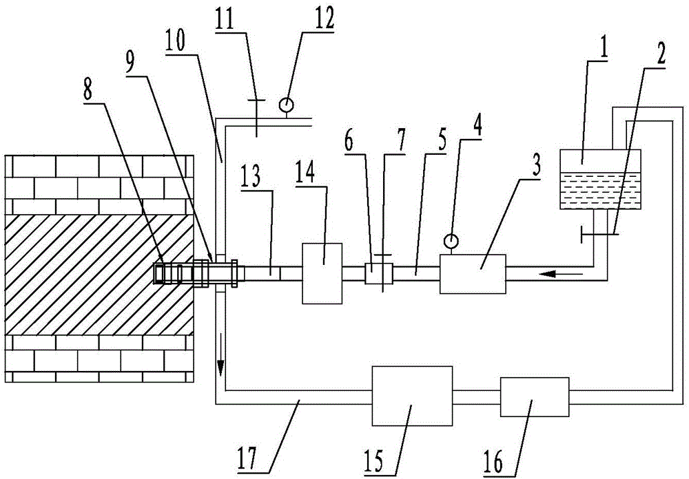 High-pressure water jet punching-drilling-expanding-cutting integrated antireflection device for coal seam, and related method