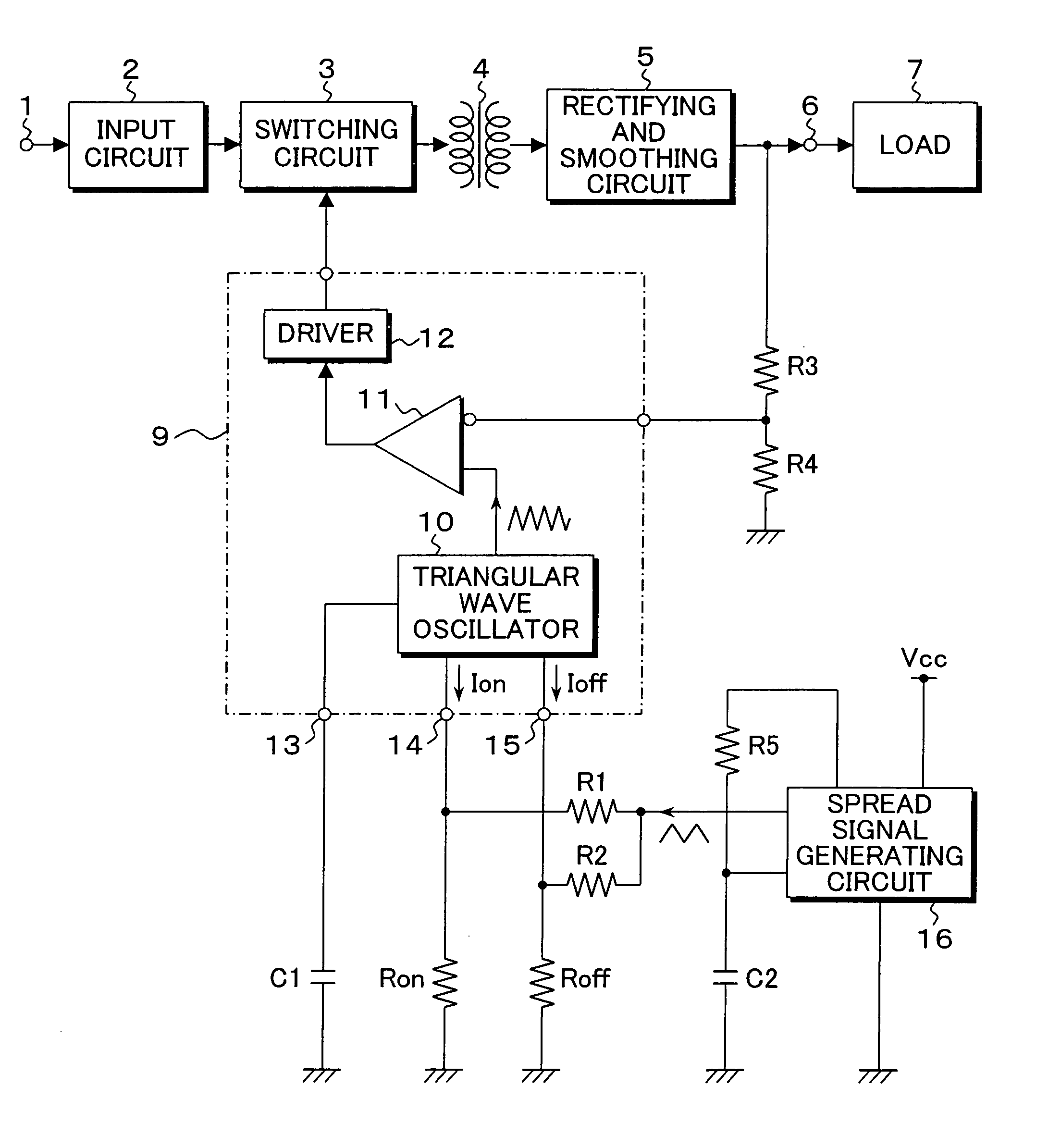 Switching signal modulation circuit