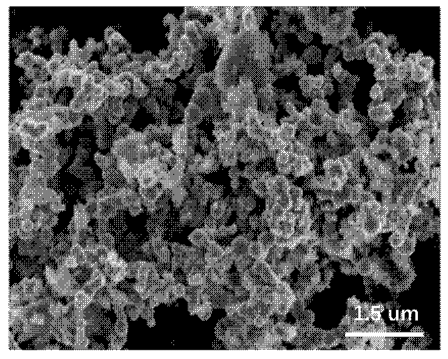 Zero-valent iron-loaded iron-manganese oxide composite material and preparation method and application thereof