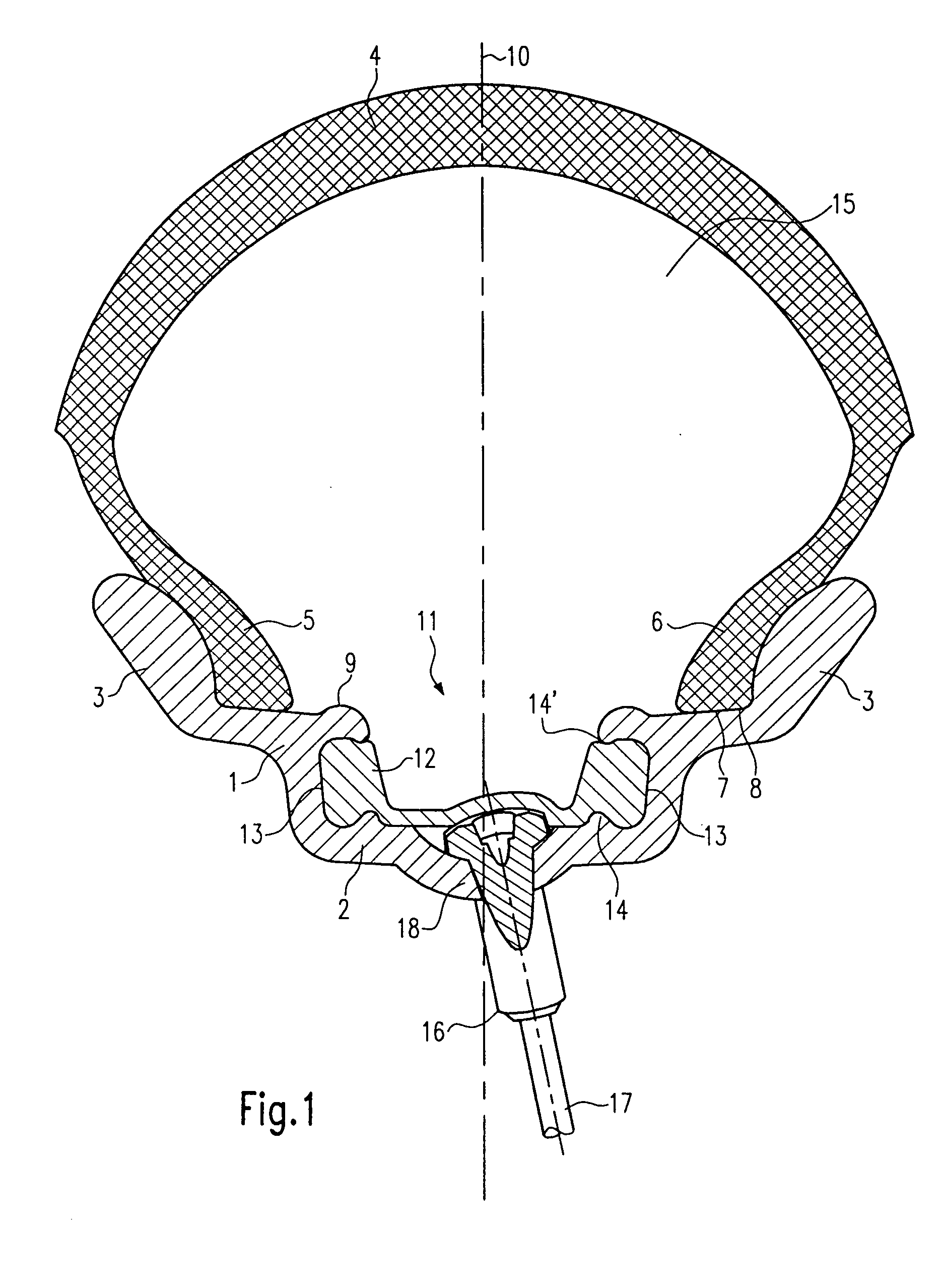 Spoke wheel rim for tubeless tires