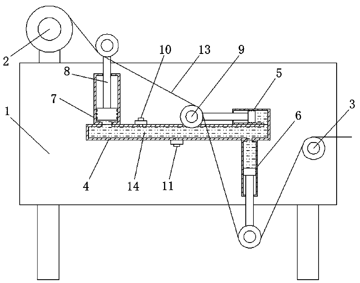 Yarn guide device for production of socks