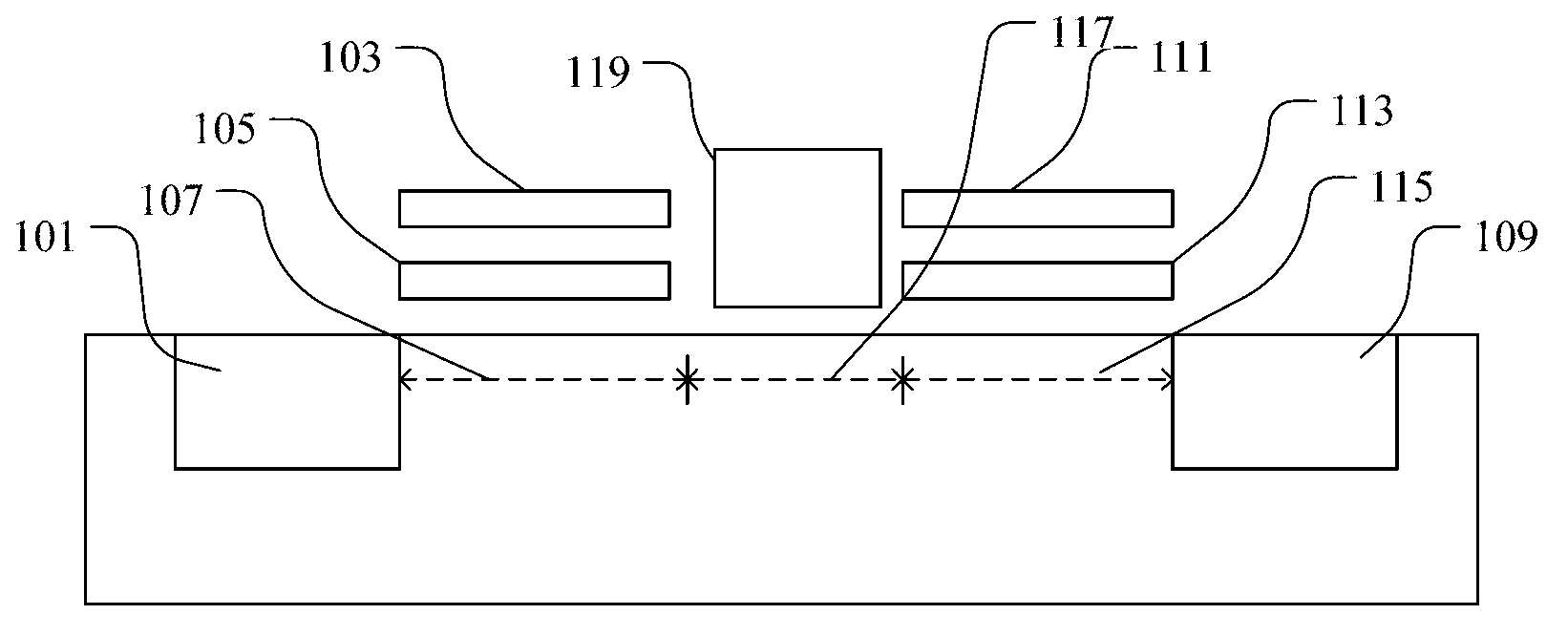 Memory and storage array thereof, access control method, and access control circuit