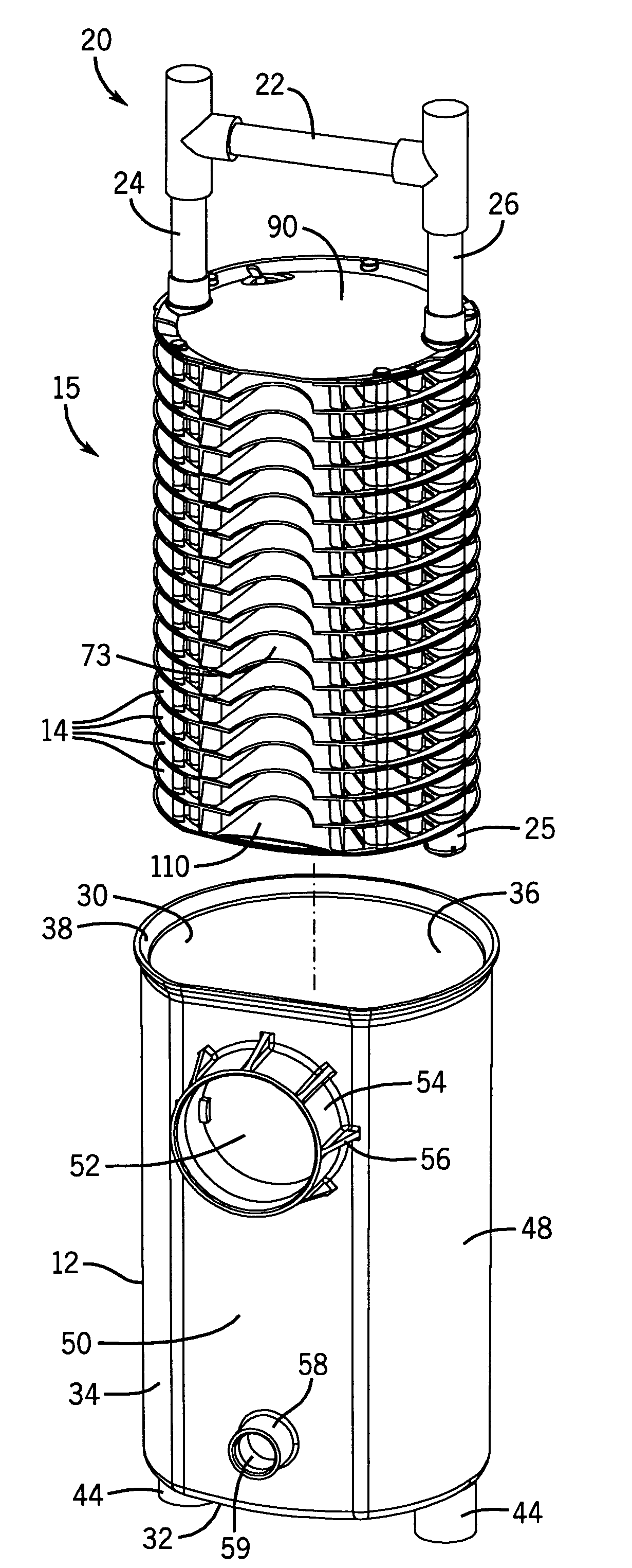 Wastewater filter system