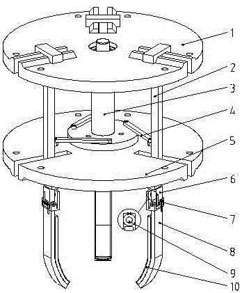 A fruit passive grasping end effector