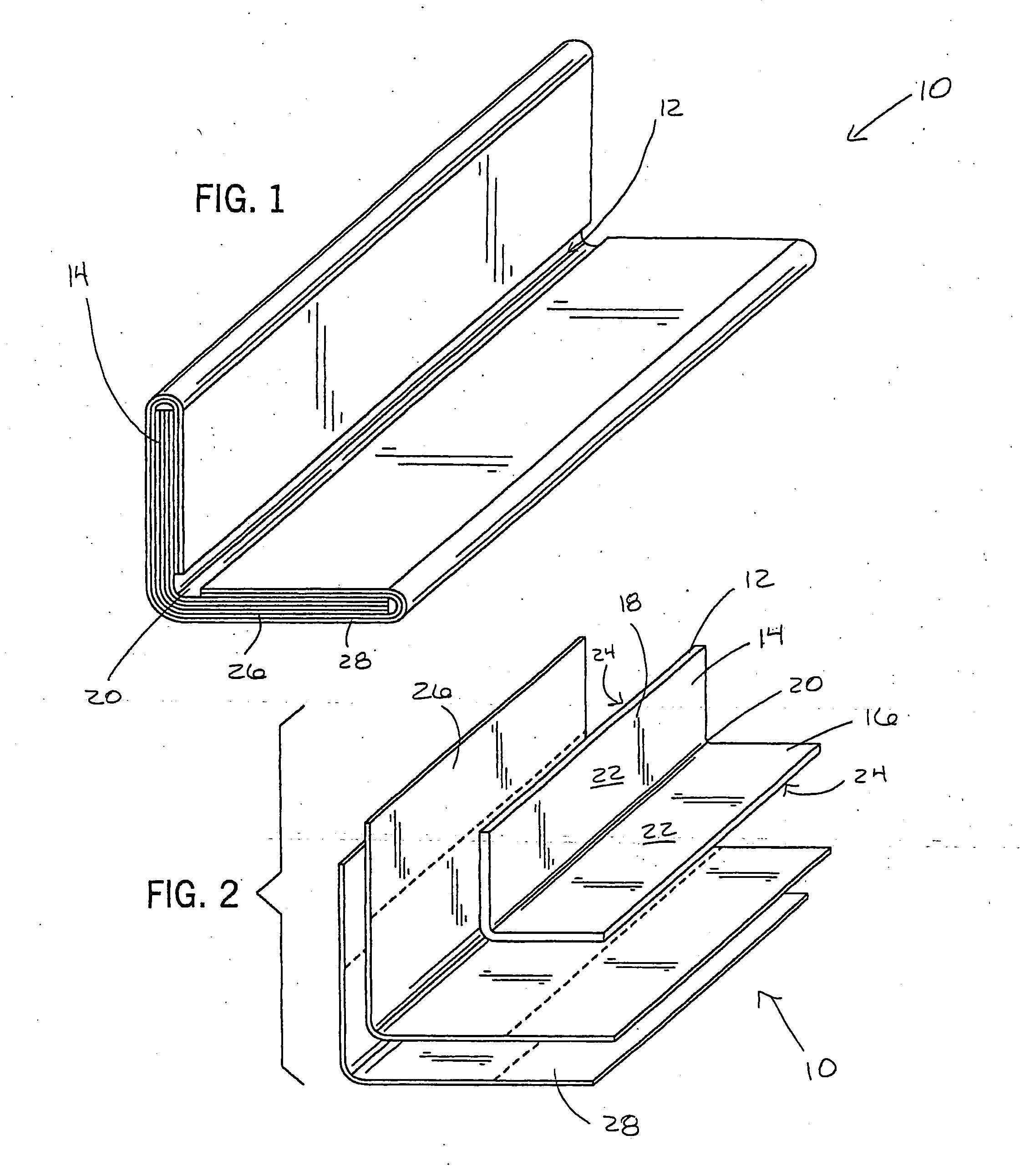 Plastic laminated edge protector