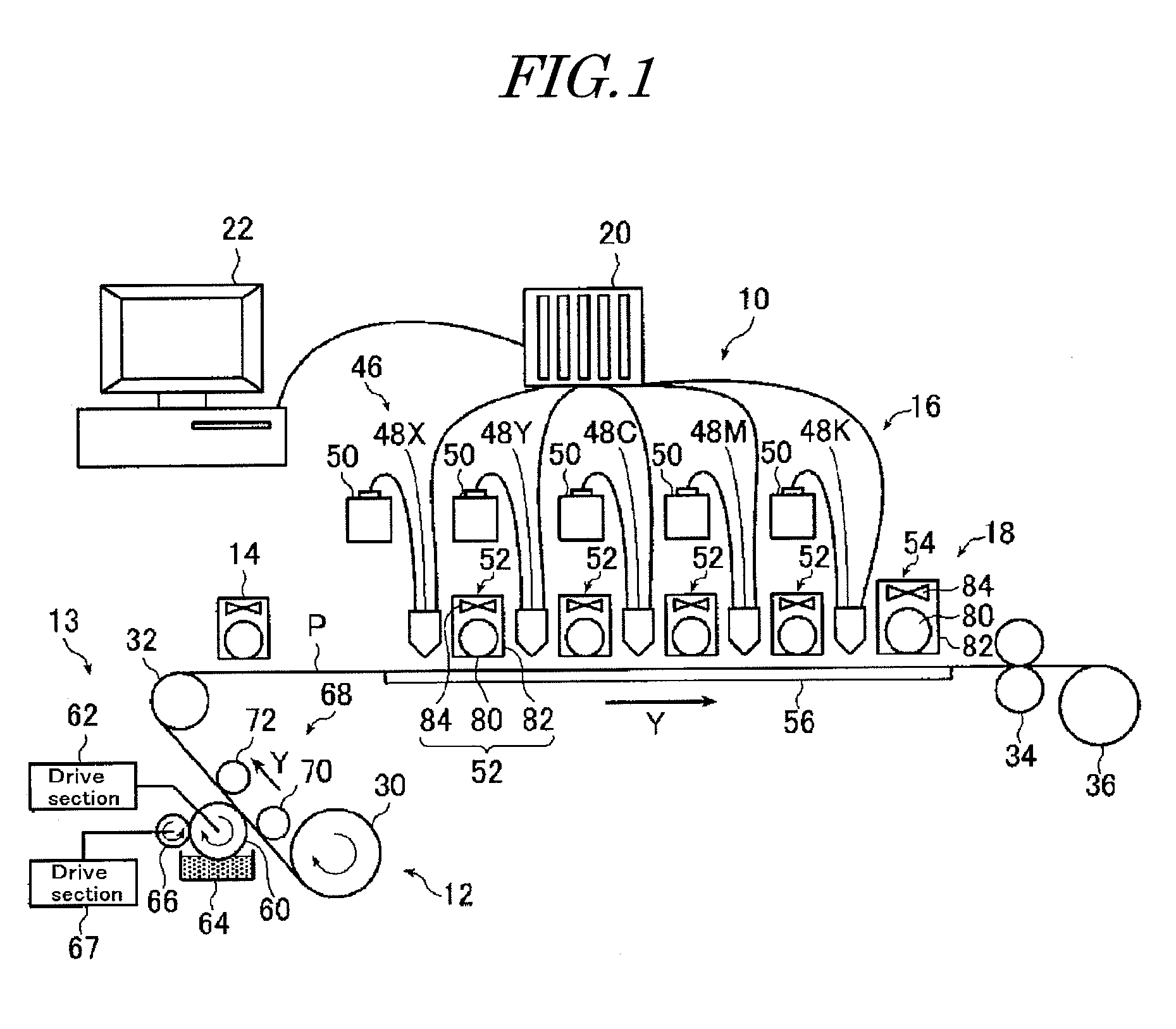 Inkjet recording method, inkjet recording system, and printed material