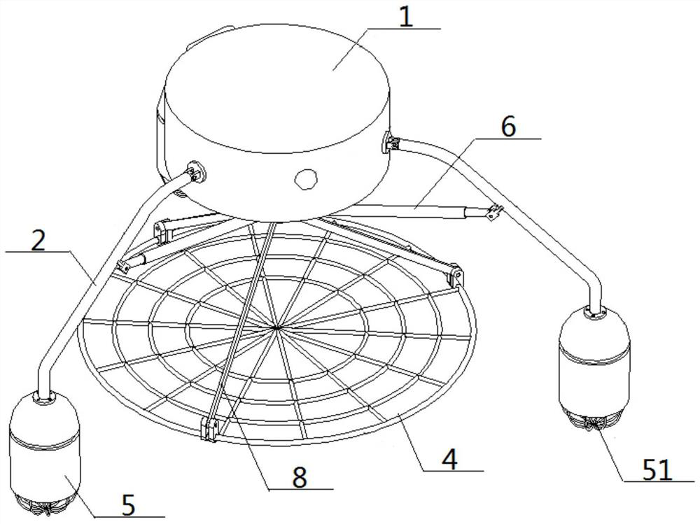 A retractable three-axis intelligent search and rescue robot on water