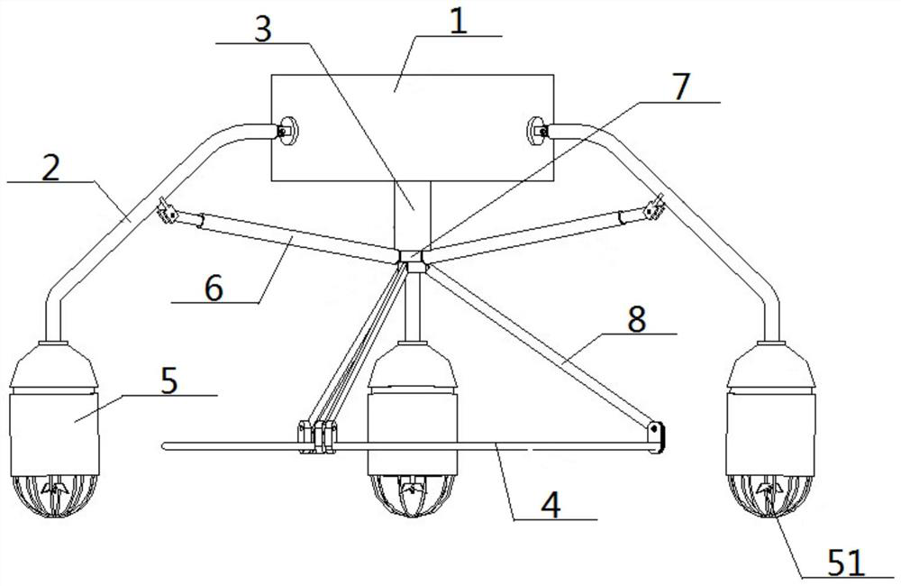 A retractable three-axis intelligent search and rescue robot on water