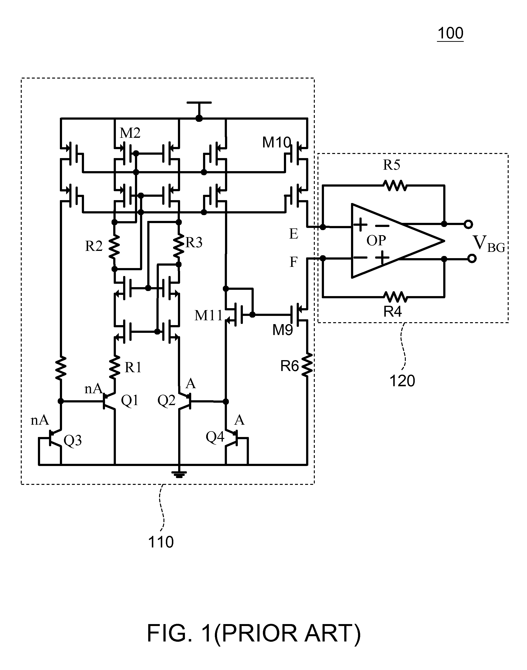 Low voltage bandgap reference circuit