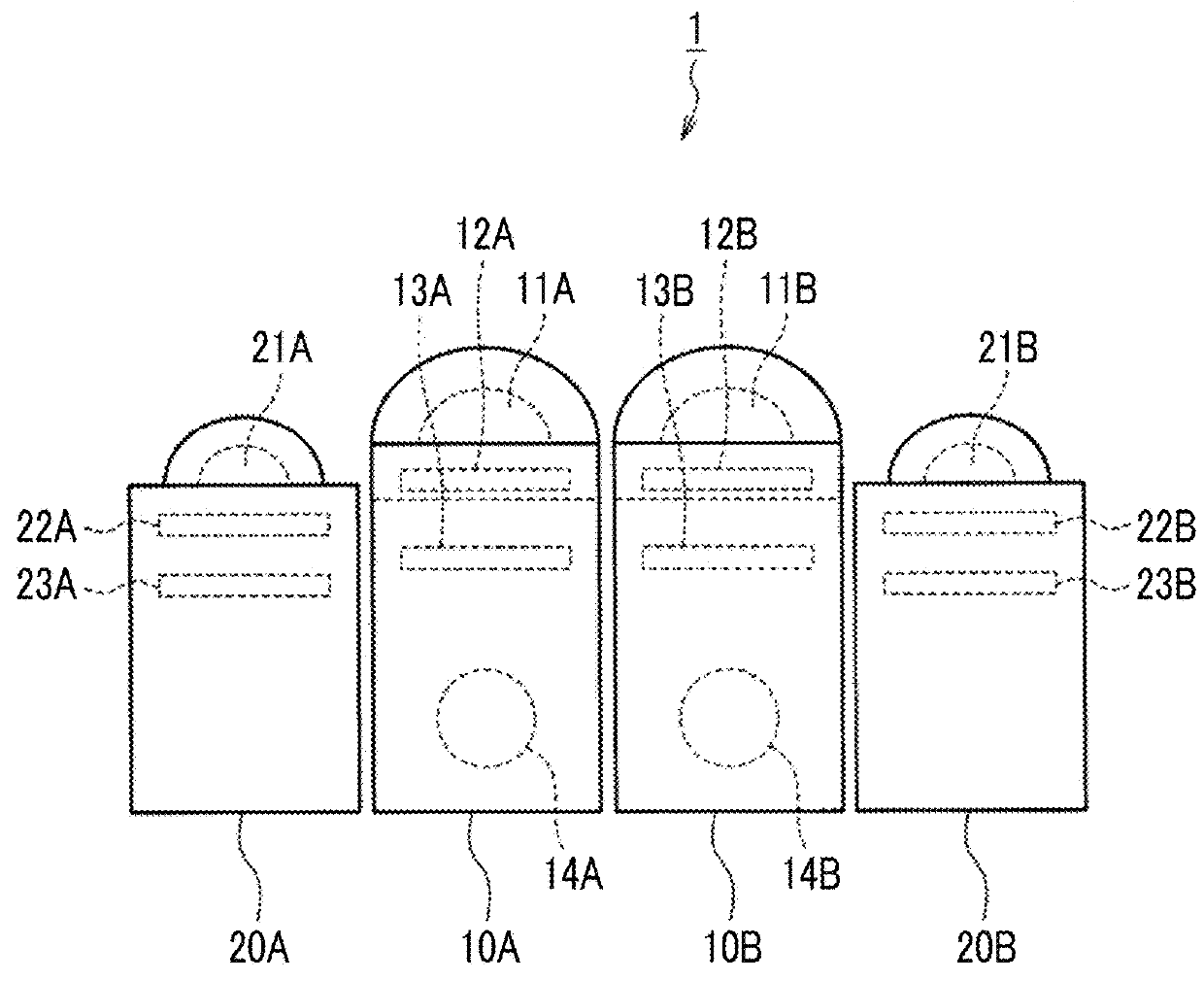 Projector apparatus with distance image acquisition device and projection mapping method