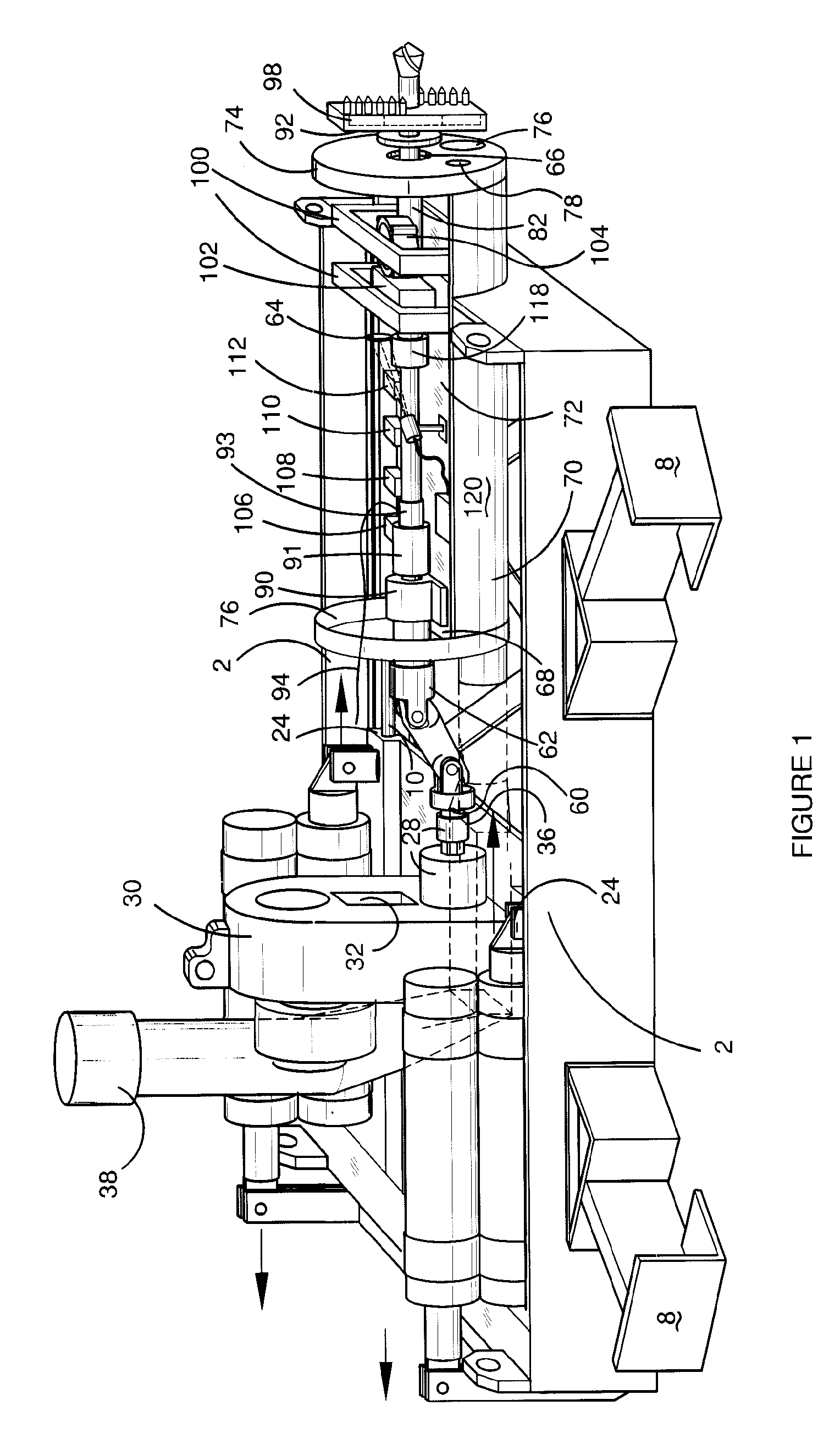 Bore head for microbore operation