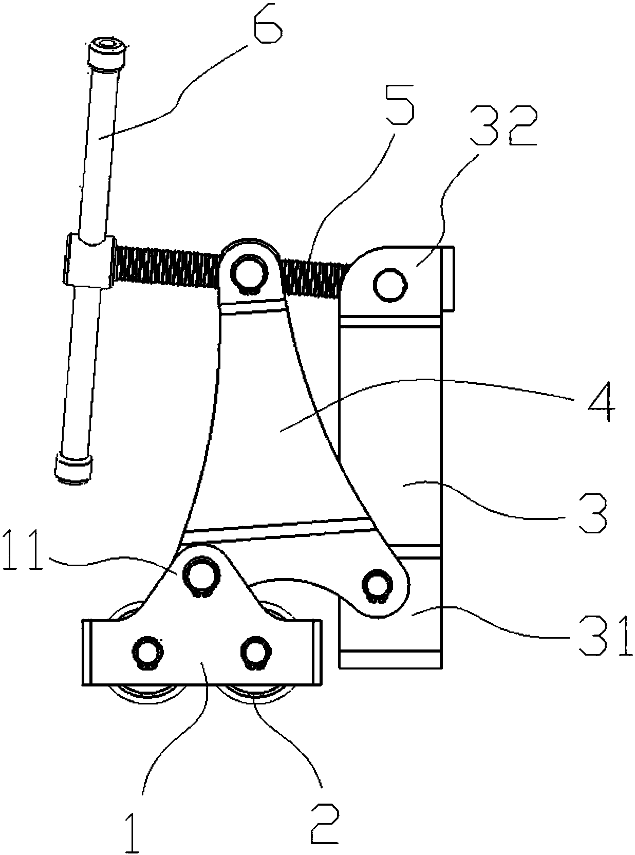 Binning method of rising and falling binning trolleys