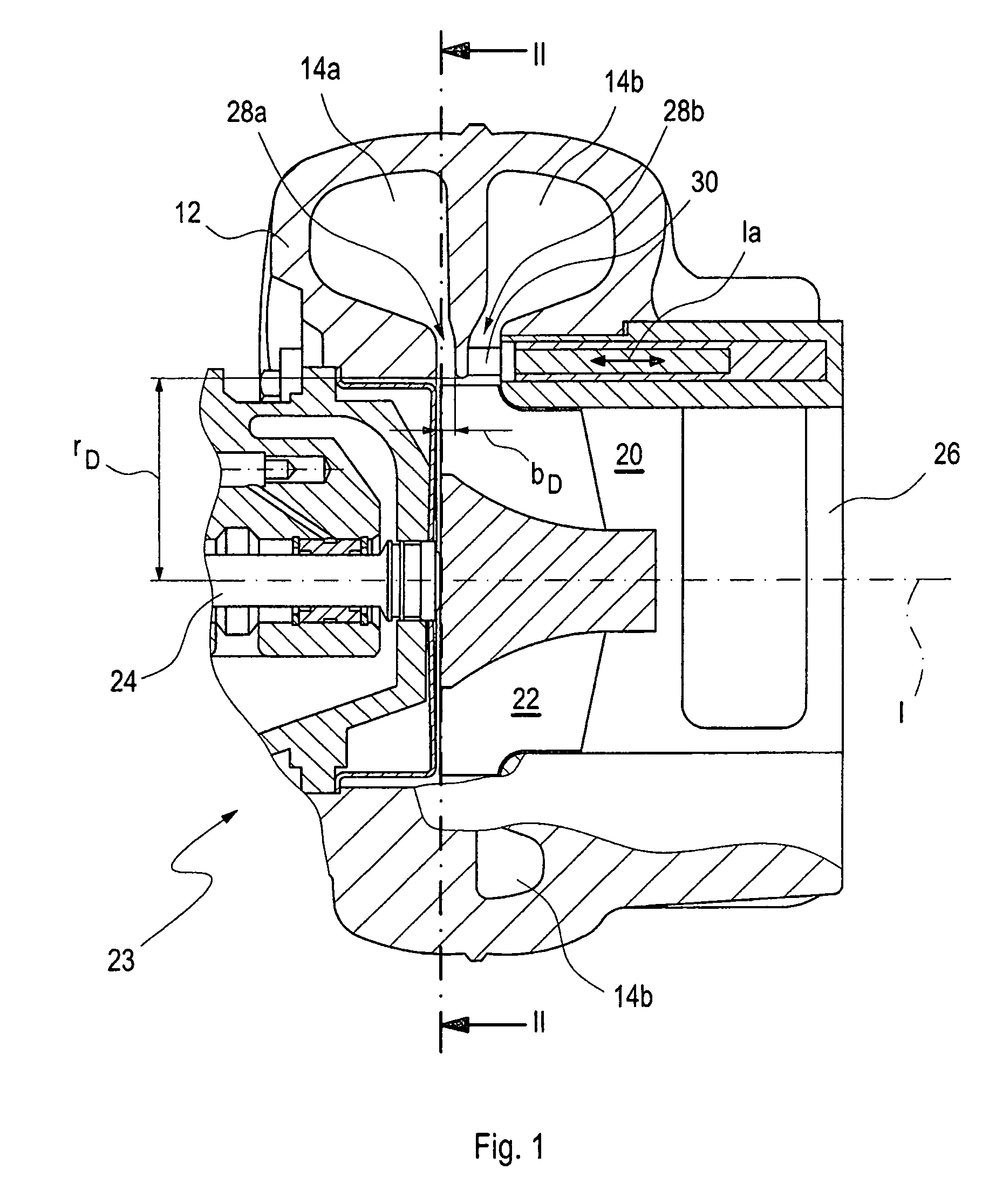 Turbocharger for an internal combustion engine of a motor vehicle