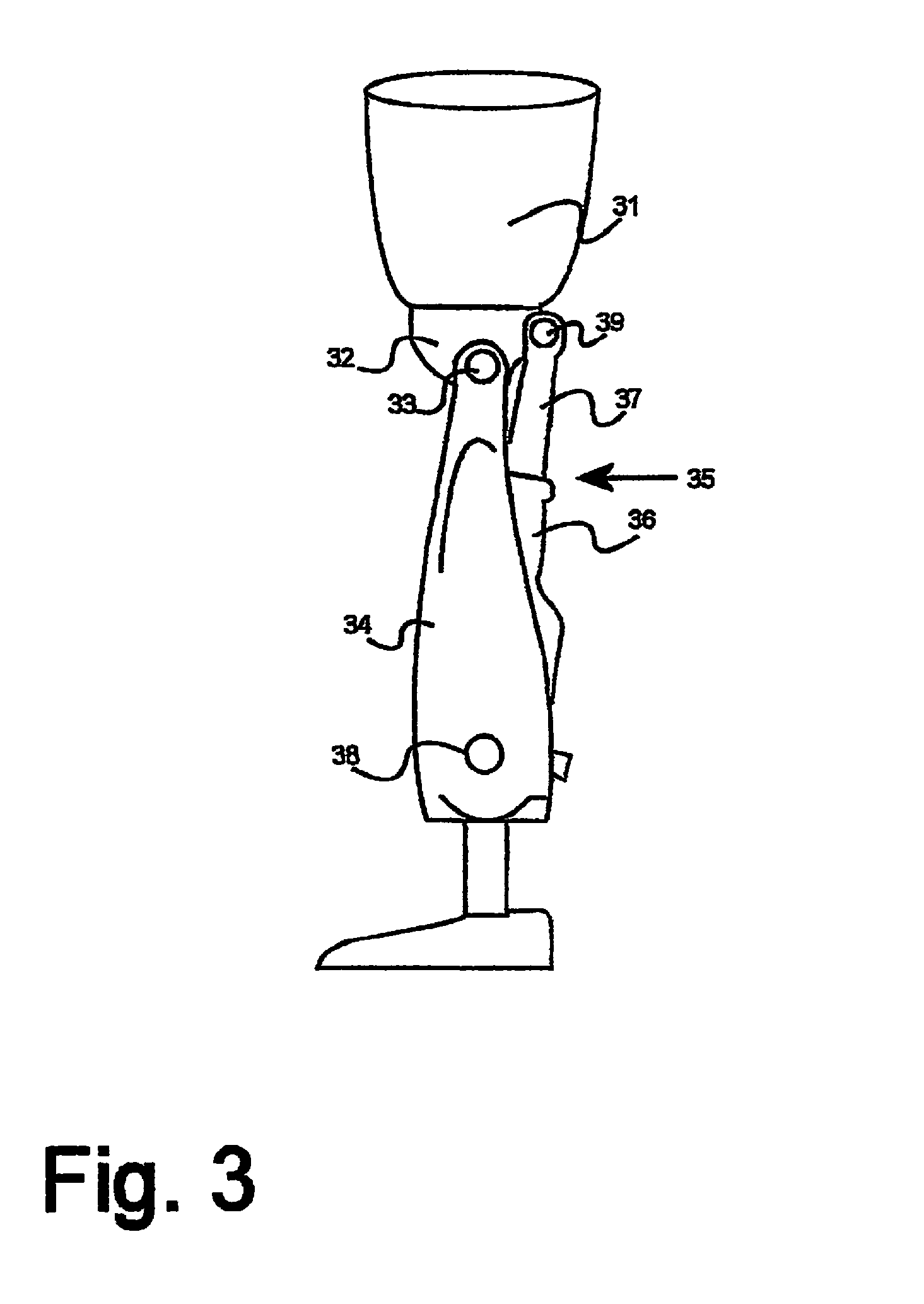 Hydraulic prosthetic joint