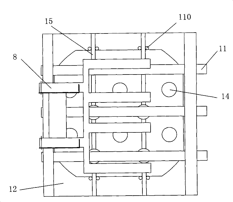 Solar battery welding device and welding process