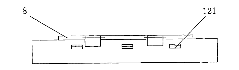 Solar battery welding device and welding process