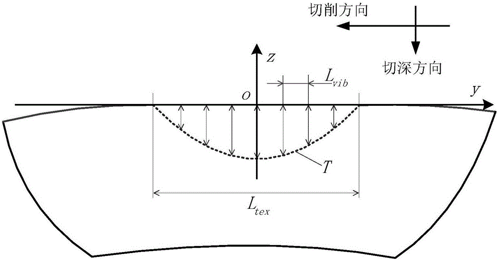 Elliptical vibration trajectory control method based on microtexture model