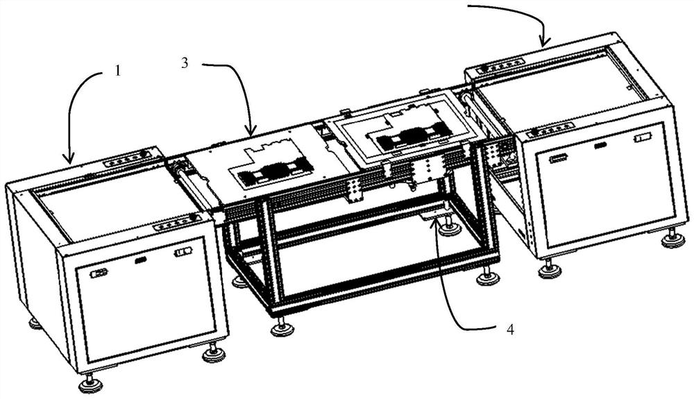 Server backboard assembling assembly